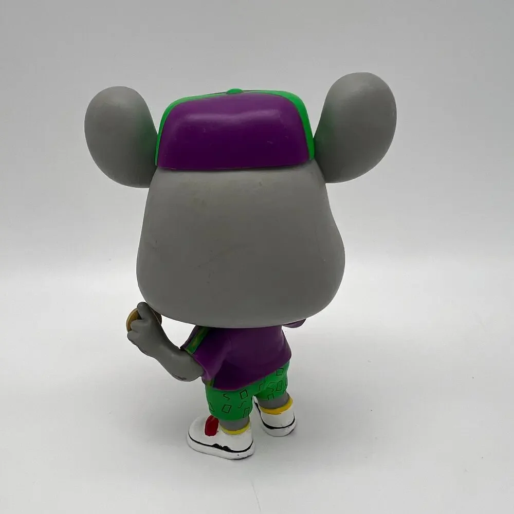 Funko Pop Ad Icons #186 Retro Chuck E. Cheese Vinyl Figure OOB Mouse Gray Purple